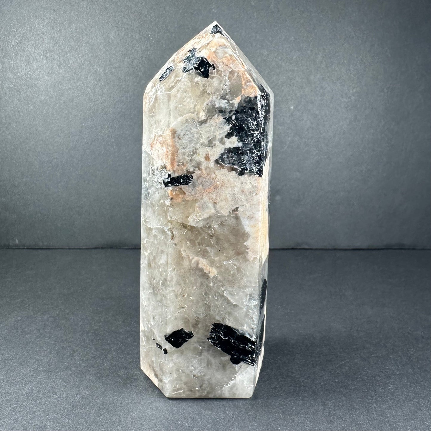 Peach Moonstone Tower from Brazil