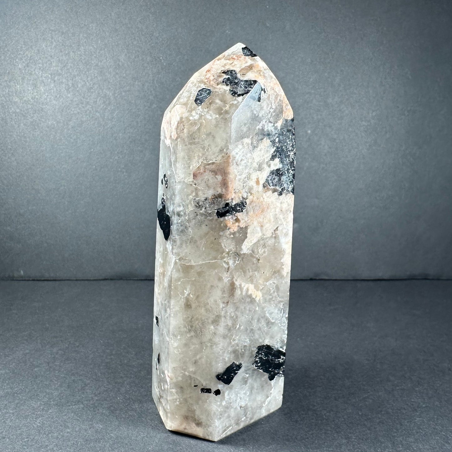 Peach Moonstone Tower from Brazil