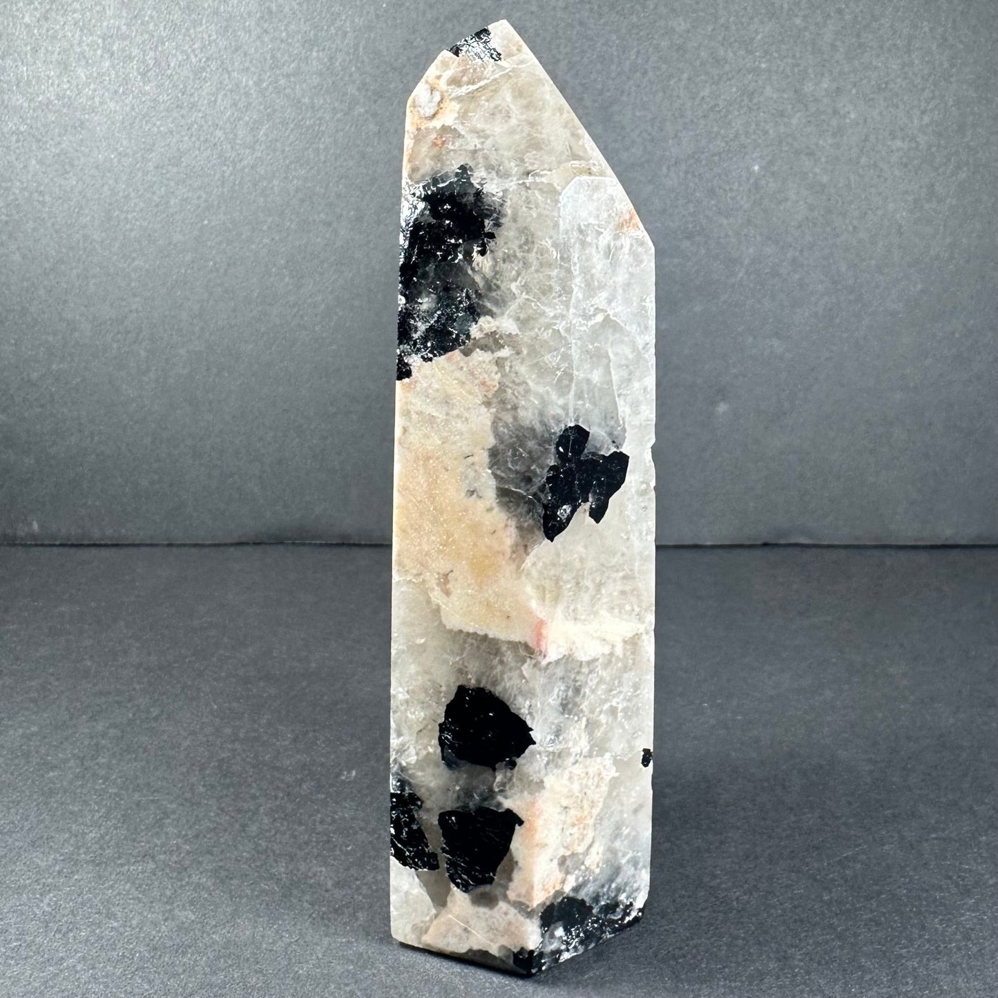Peach Moonstone Tower from Brazil