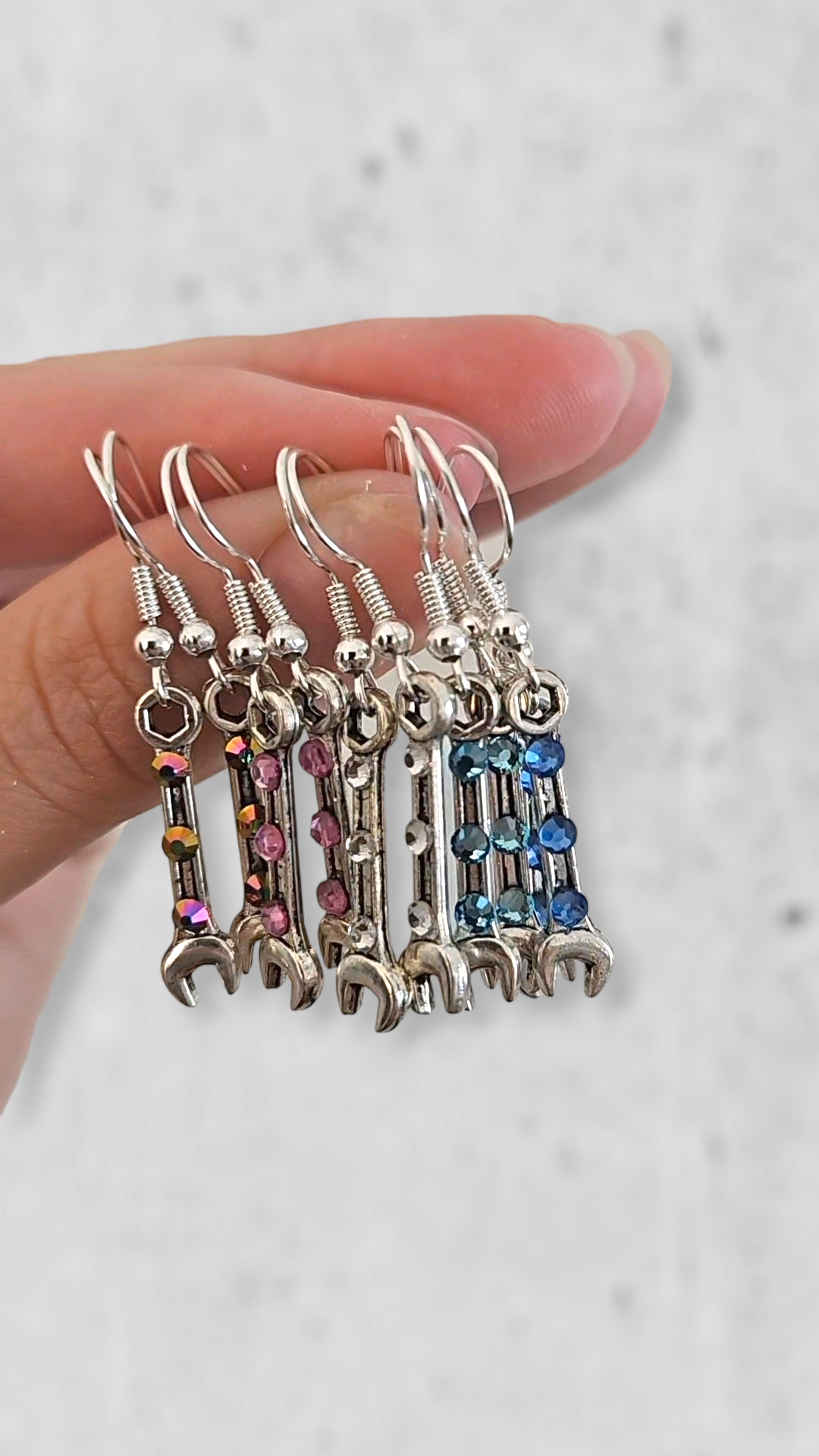 Swarovski Wrench Earrings