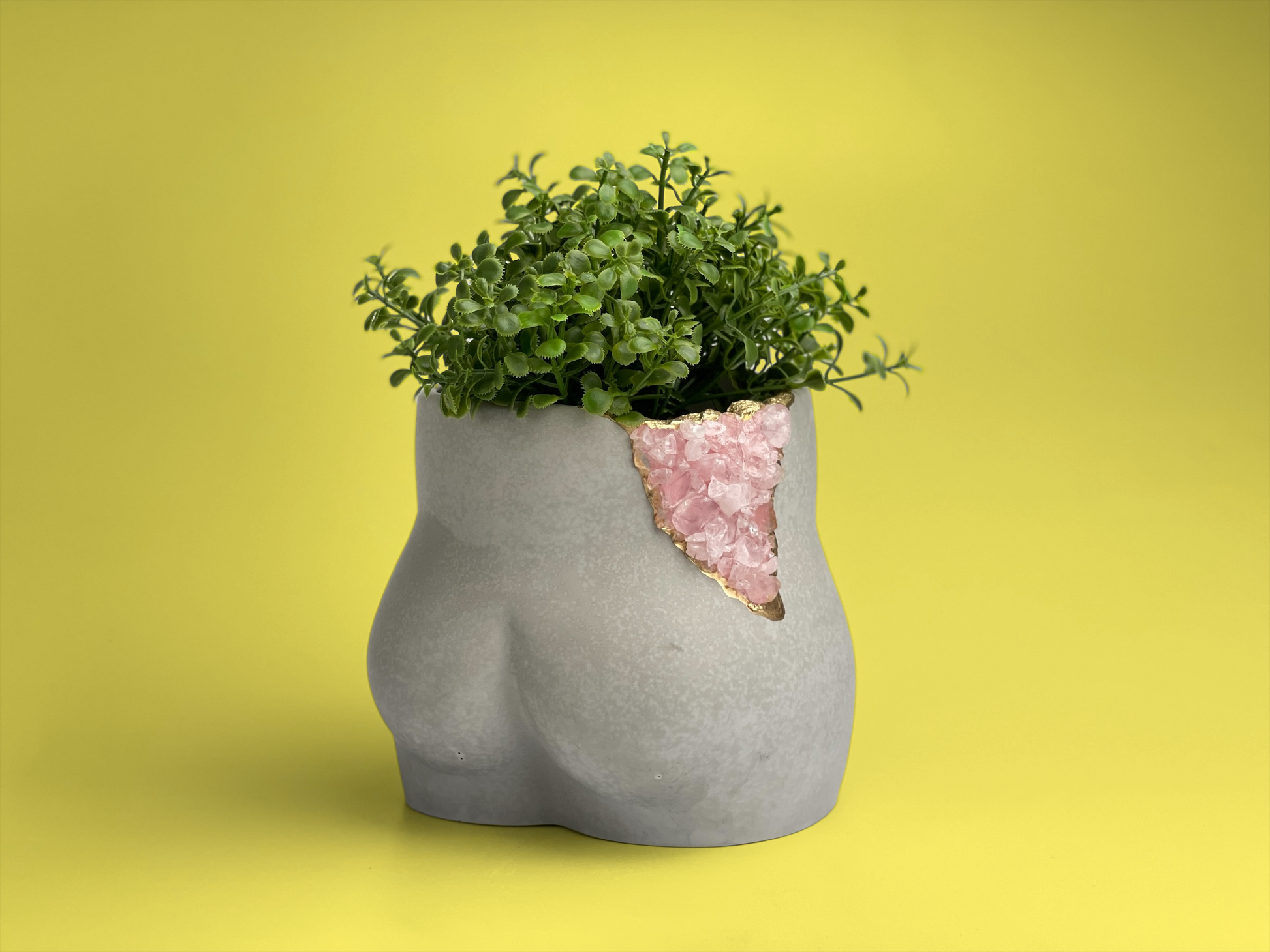 Rose Quartz Butt Planter - Concordia Style Boutique