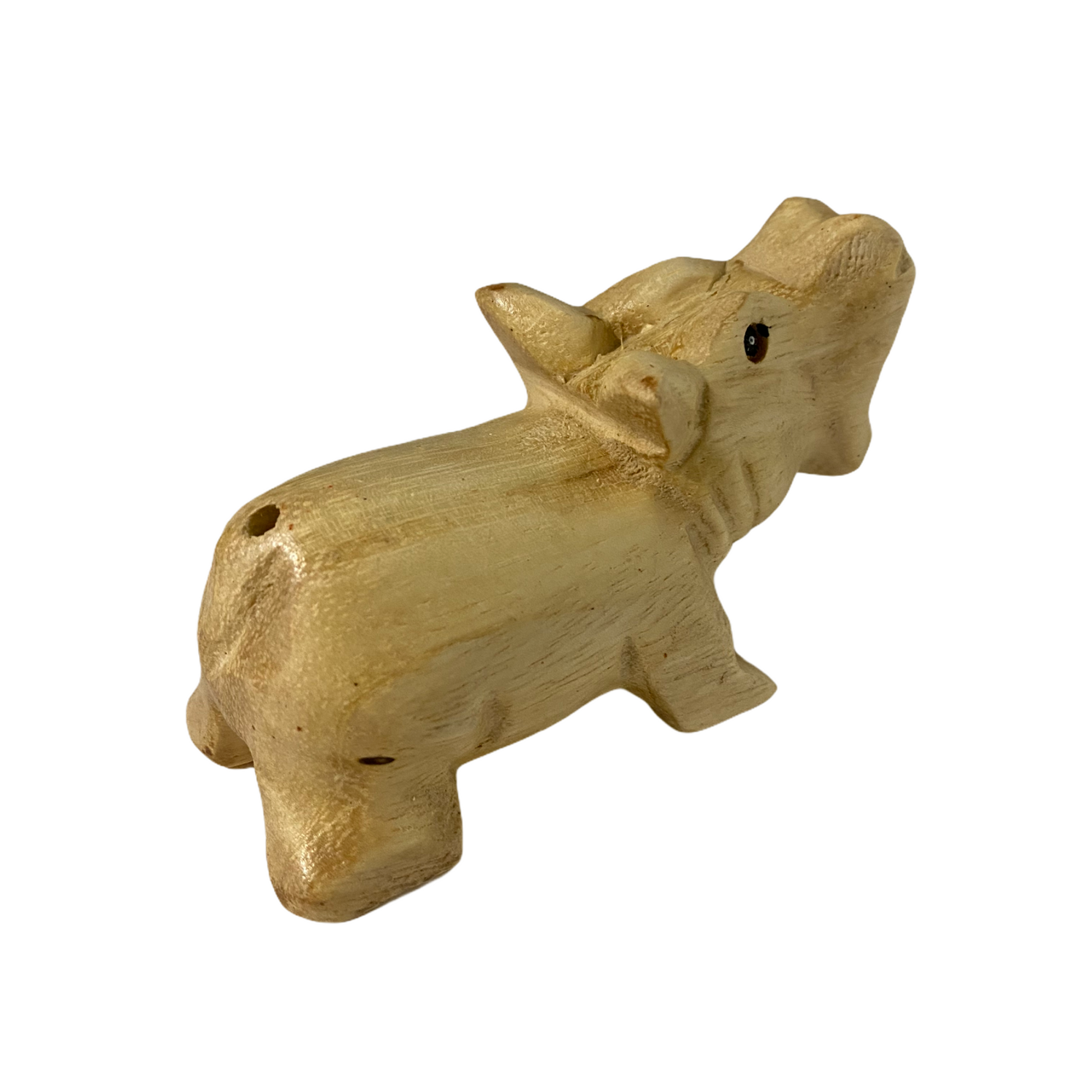 Wooden Musical Whistle Hippo Instrument - Concordia Style Boutique