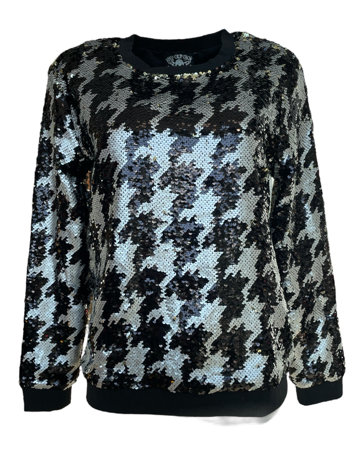 "Any Old  Iron" - Dogstooth Sweatshirt - Premium Clothing from Any Old Iron - Just $150! Shop now at Concordia Style Boutique