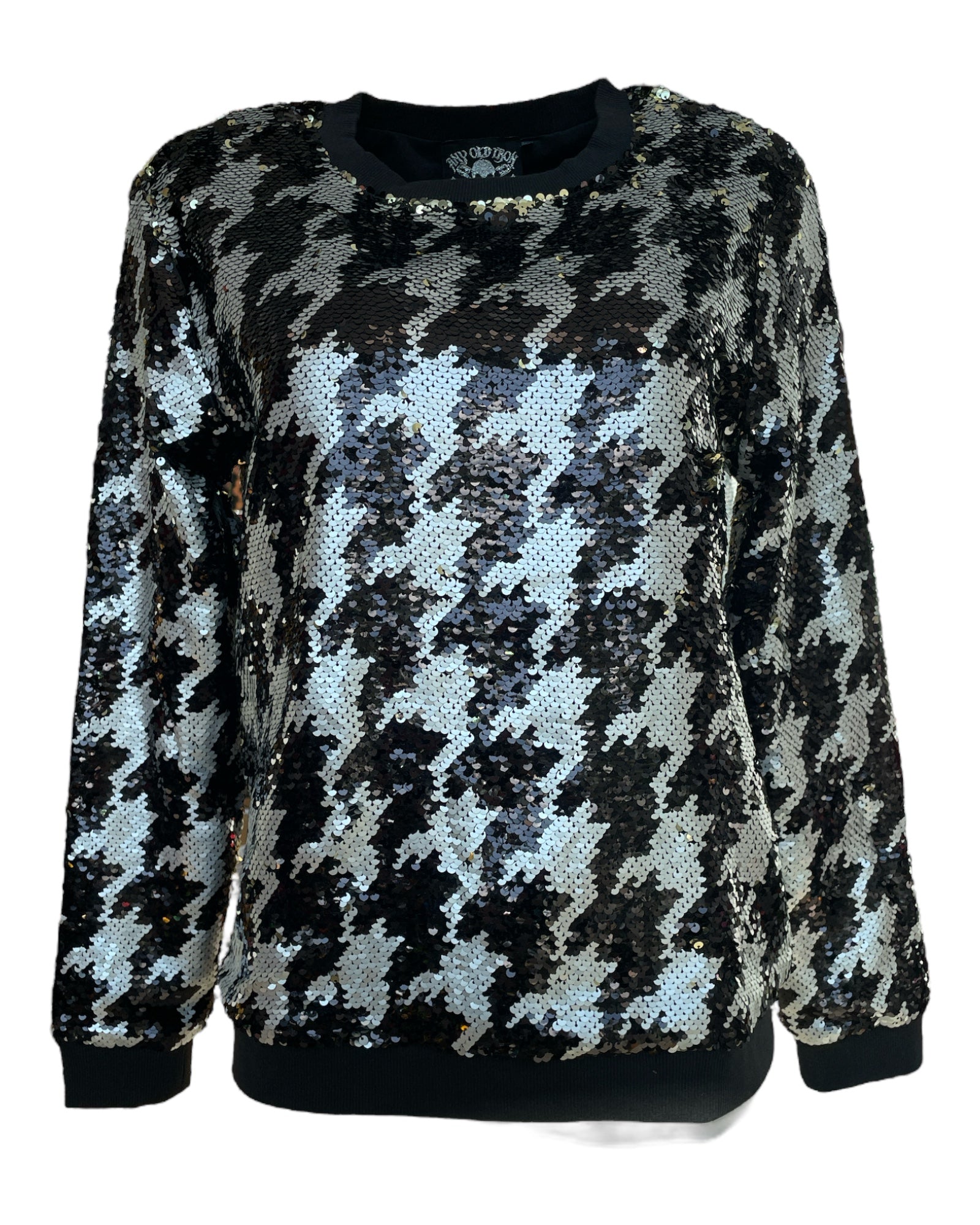 "Any Old  Iron" - Dogstooth Sweatshirt - Premium Clothing from Any Old Iron - Just $150! Shop now at Concordia Style Boutique