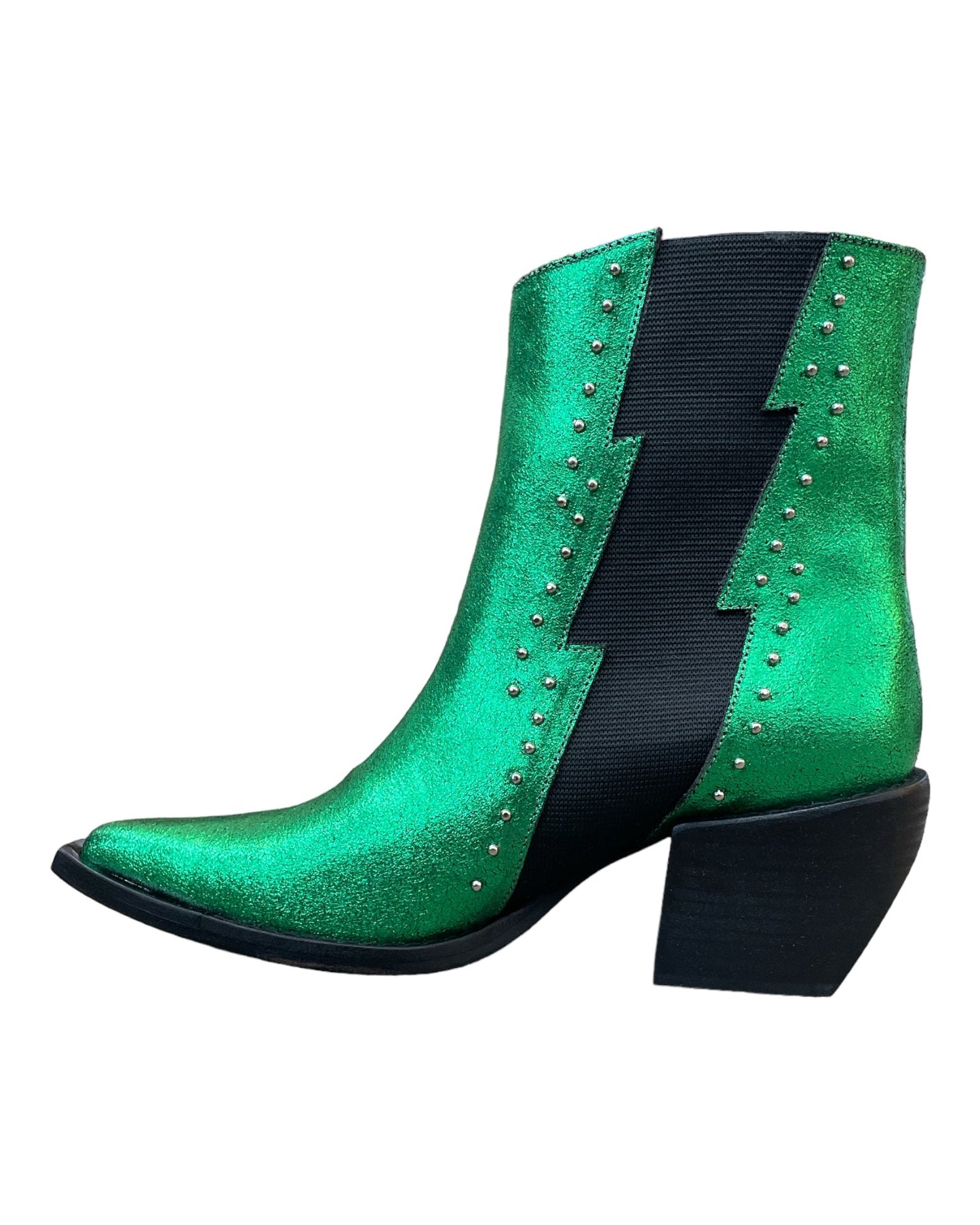 "Any Old  Iron" - Green Lightning Boots - Premium Clothing from Any Old Iron - Just $285! Shop now at Concordia Style Boutique