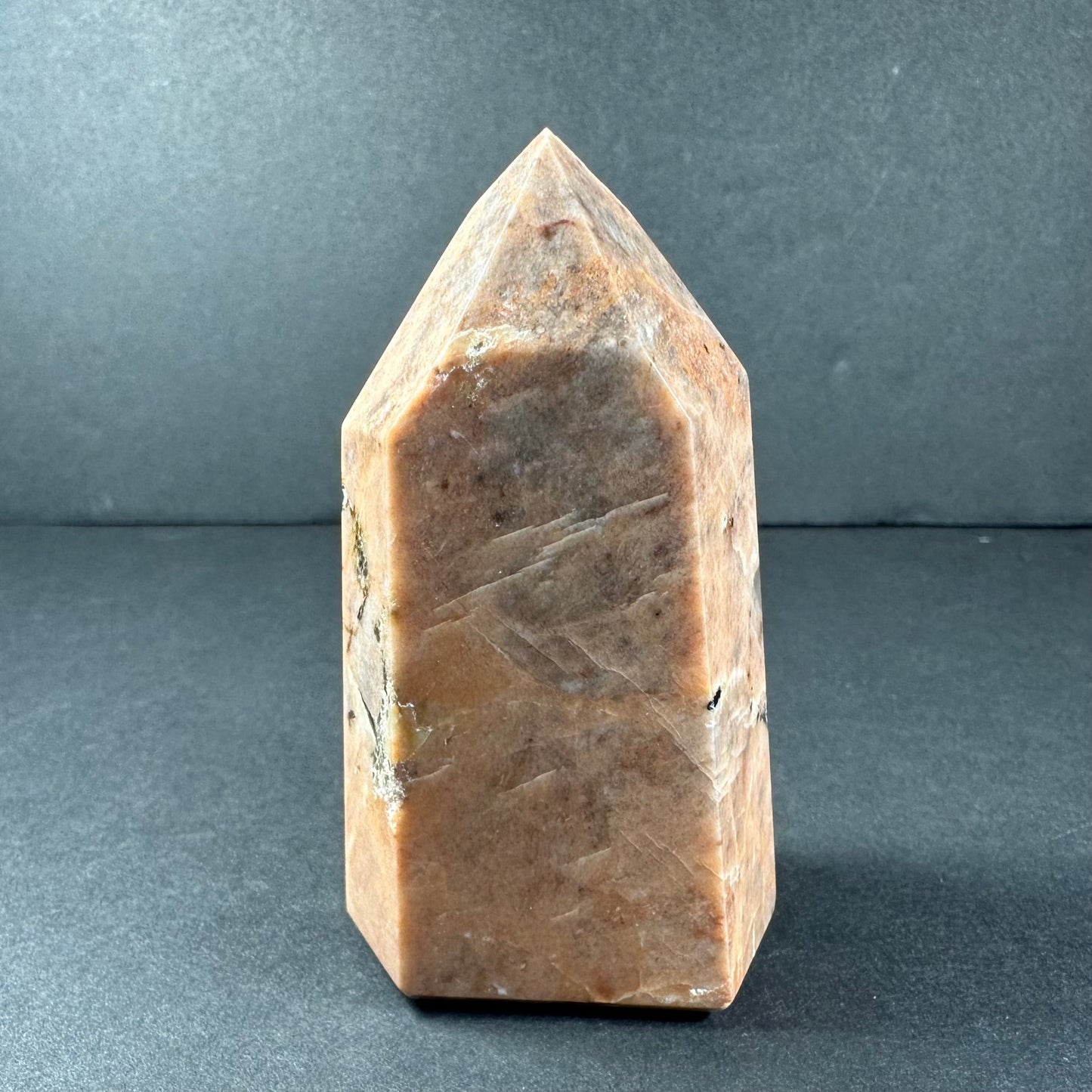 Peach Moonstone Tower from Brazil