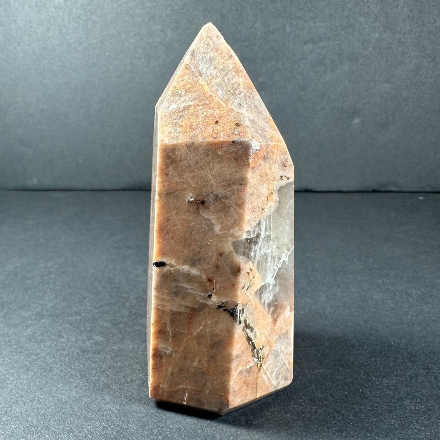 Peach Moonstone Tower from Brazil