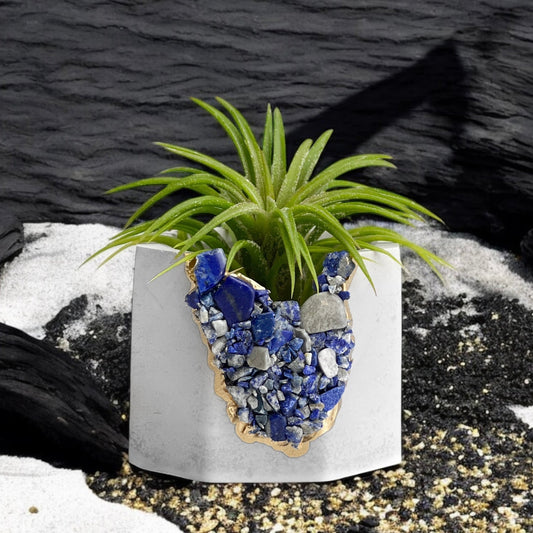 LAPIS LAZULI GEODE PLANTER - Concordia Style Boutique