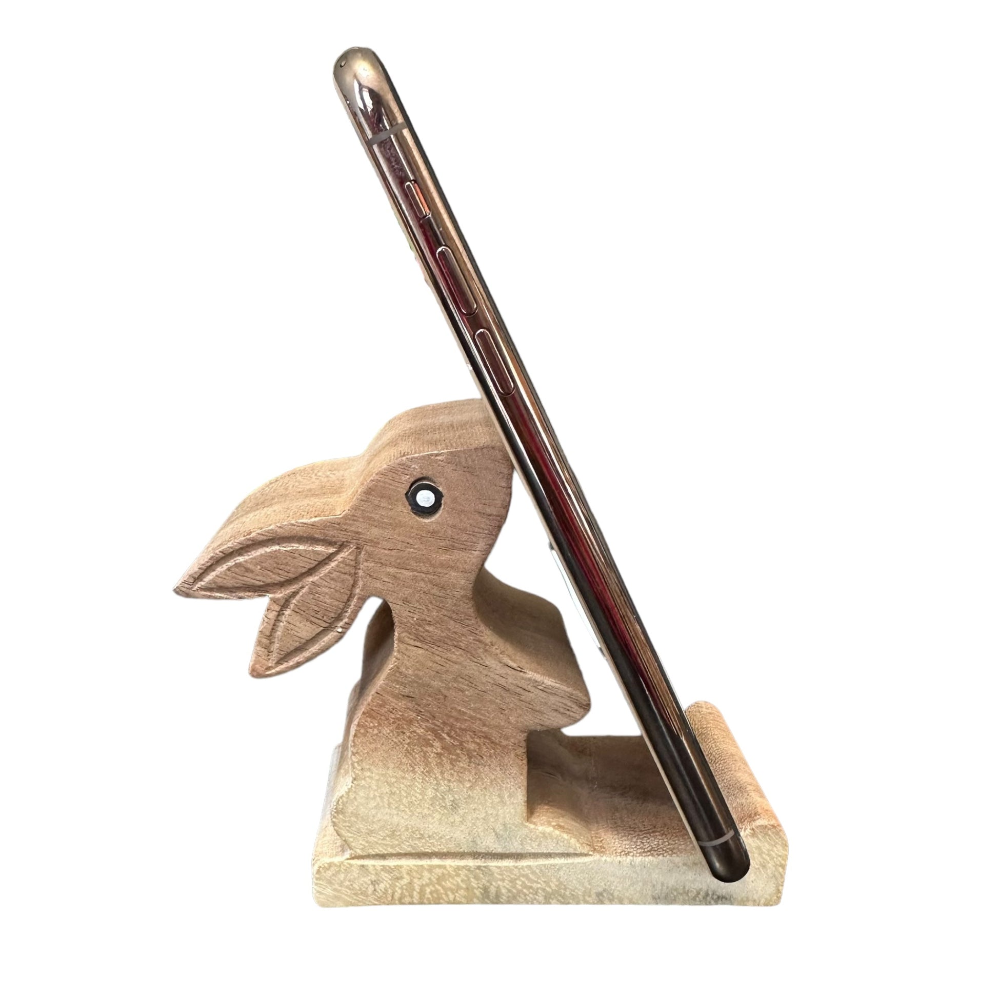 Wooden Cute Rabbit Phone Holder - Concordia Style Boutique