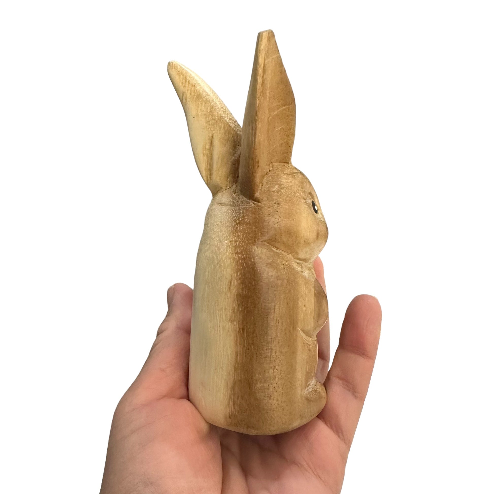 Wooden Standing Bunny Figurine Decoration - Concordia Style Boutique