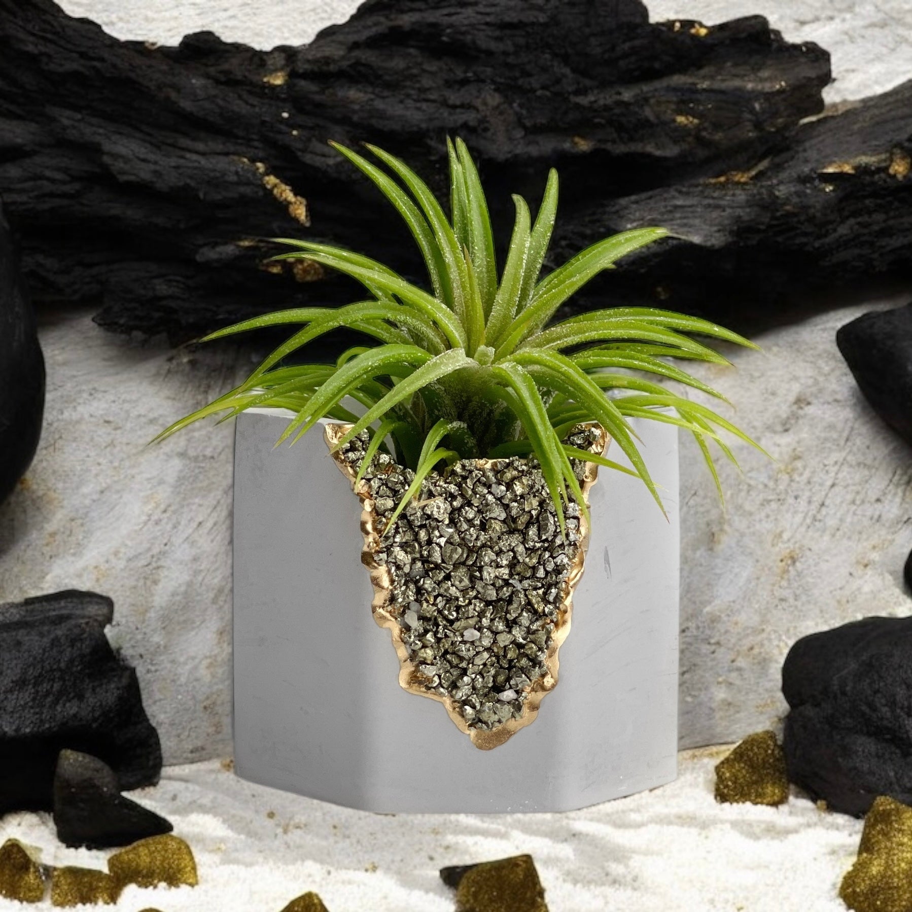PYRITE GEODE PLANTER - Concordia Style Boutique