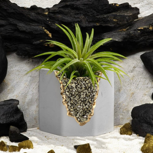 PYRITE GEODE PLANTER - Concordia Style Boutique