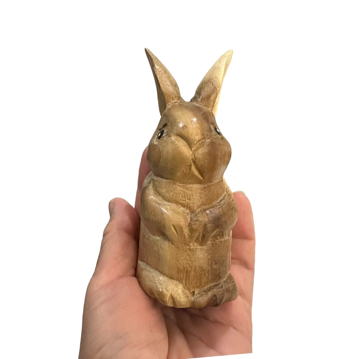 Wooden Standing Bunny Figurine Decoration - Concordia Style Boutique