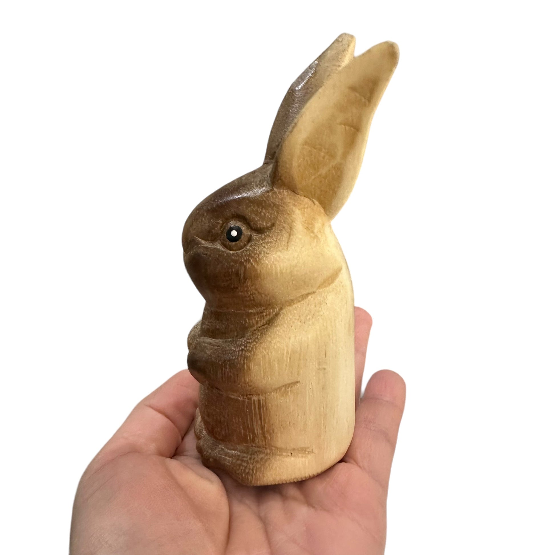 Wooden Standing Bunny Figurine Decoration - Concordia Style Boutique