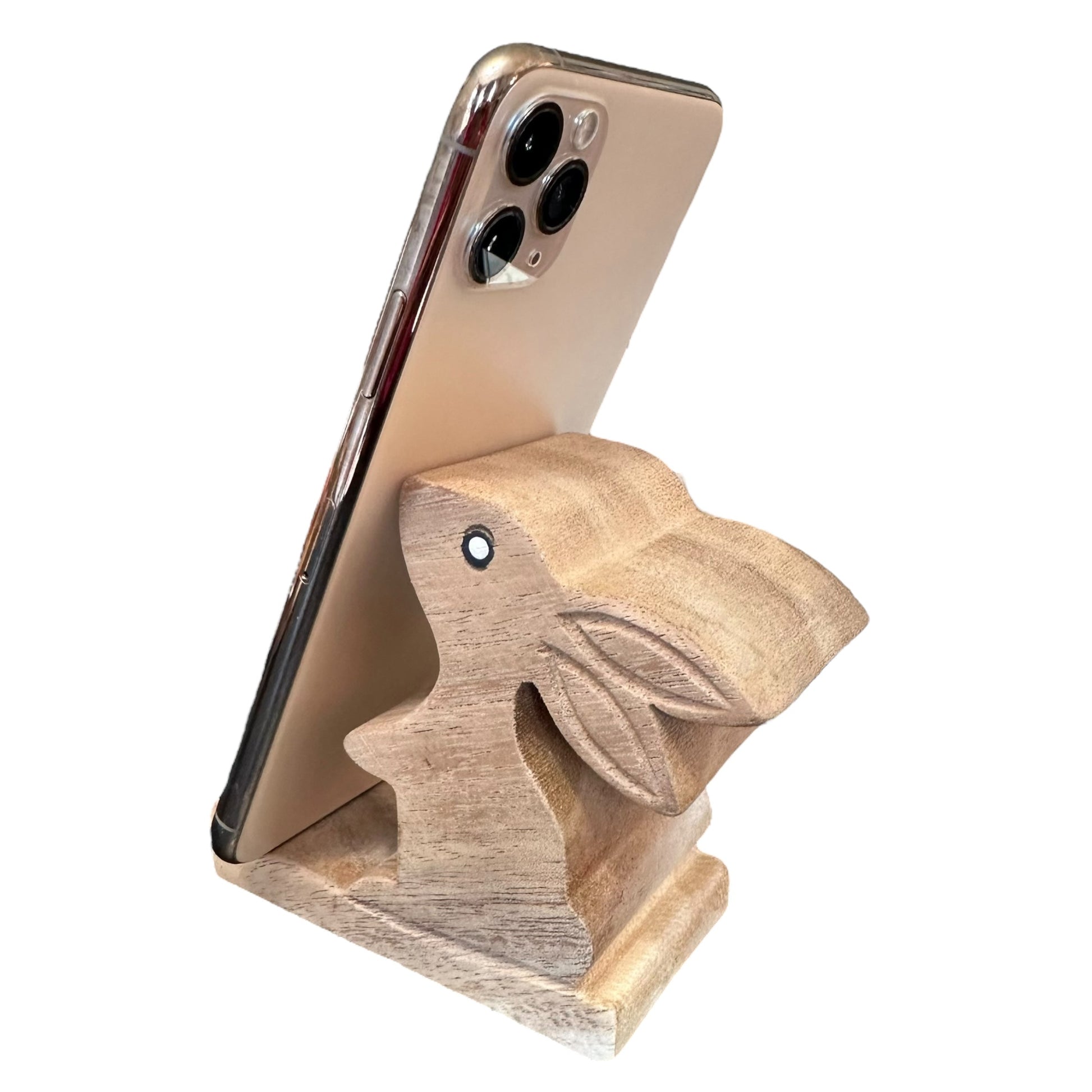 Wooden Cute Rabbit Phone Holder - Concordia Style Boutique