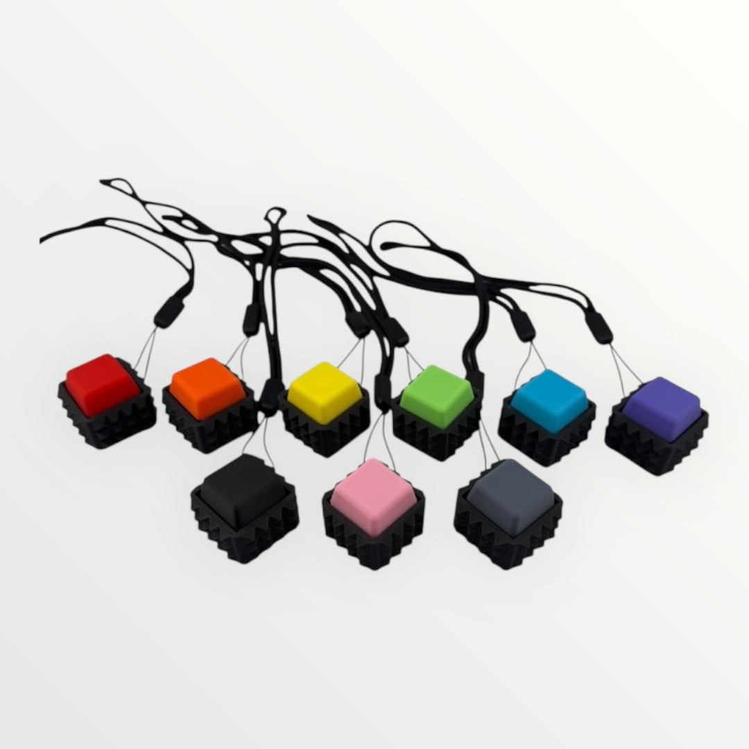 1 Spiky Mechanical Keyboard Fidget Toy Keychain - Concordia Style Boutique