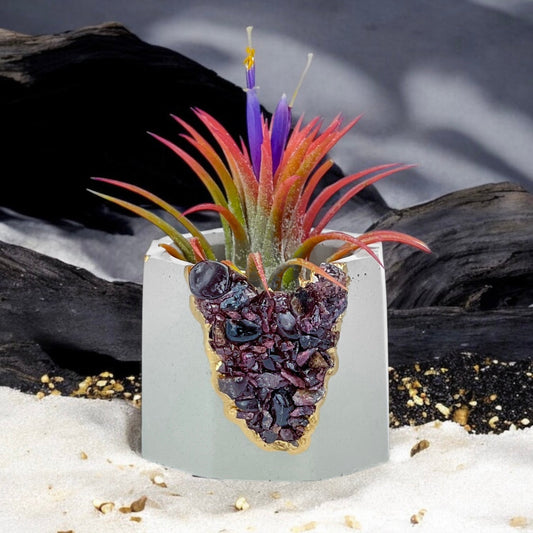 GARNET GEODE PLANTER - Concordia Style Boutique