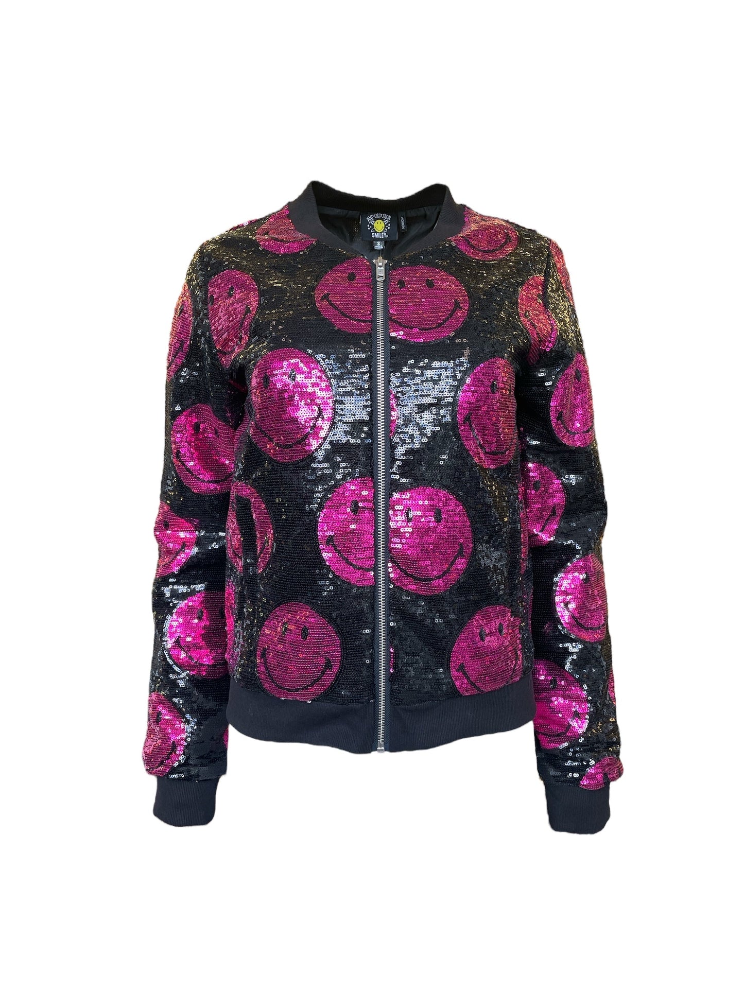 "Any Old  Iron" - x Smiley Pink Bomber Jacket - Premium Clothing from Any Old Iron - Just $300! Shop now at Concordia Style Boutique