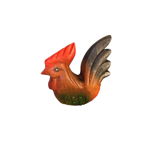 Painted Wooden Musical Whistle Rooster Instrument - Concordia Style Boutique
