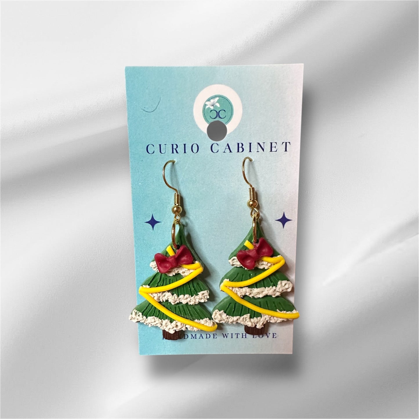 Christmas Trees - Polymer Clay Earrings