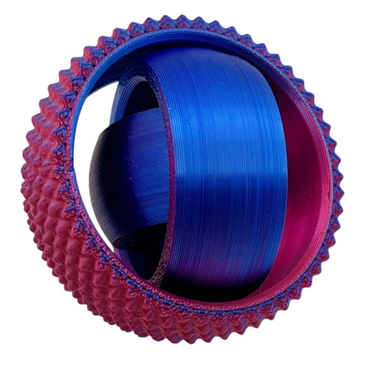 Mutli-Colored Textured Gyro Fidget - Concordia Style Boutique