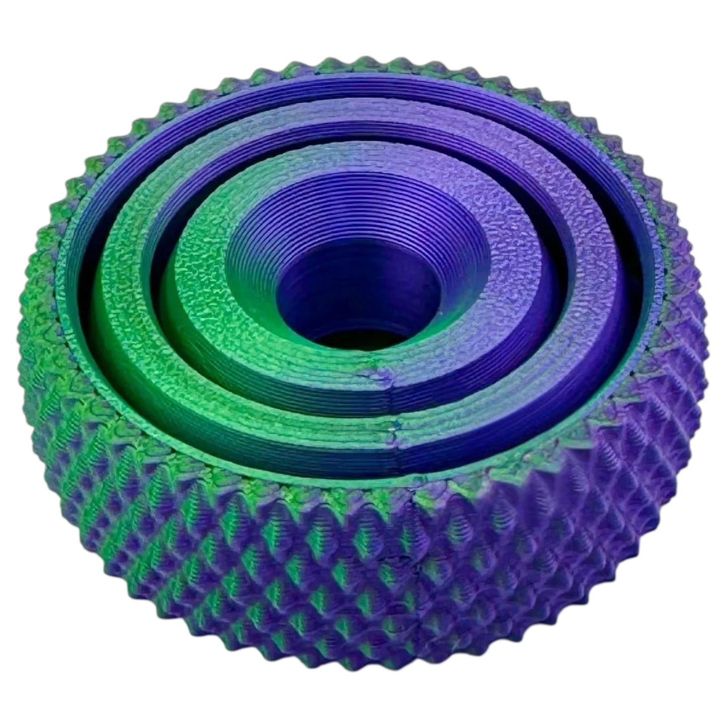 Mutli-Colored Textured Gyro Fidget - Concordia Style Boutique