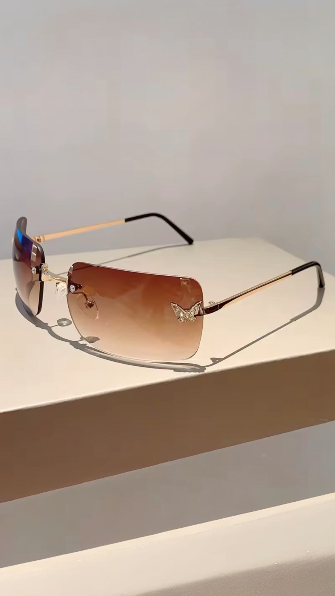 Papillon Silver Sunglasses