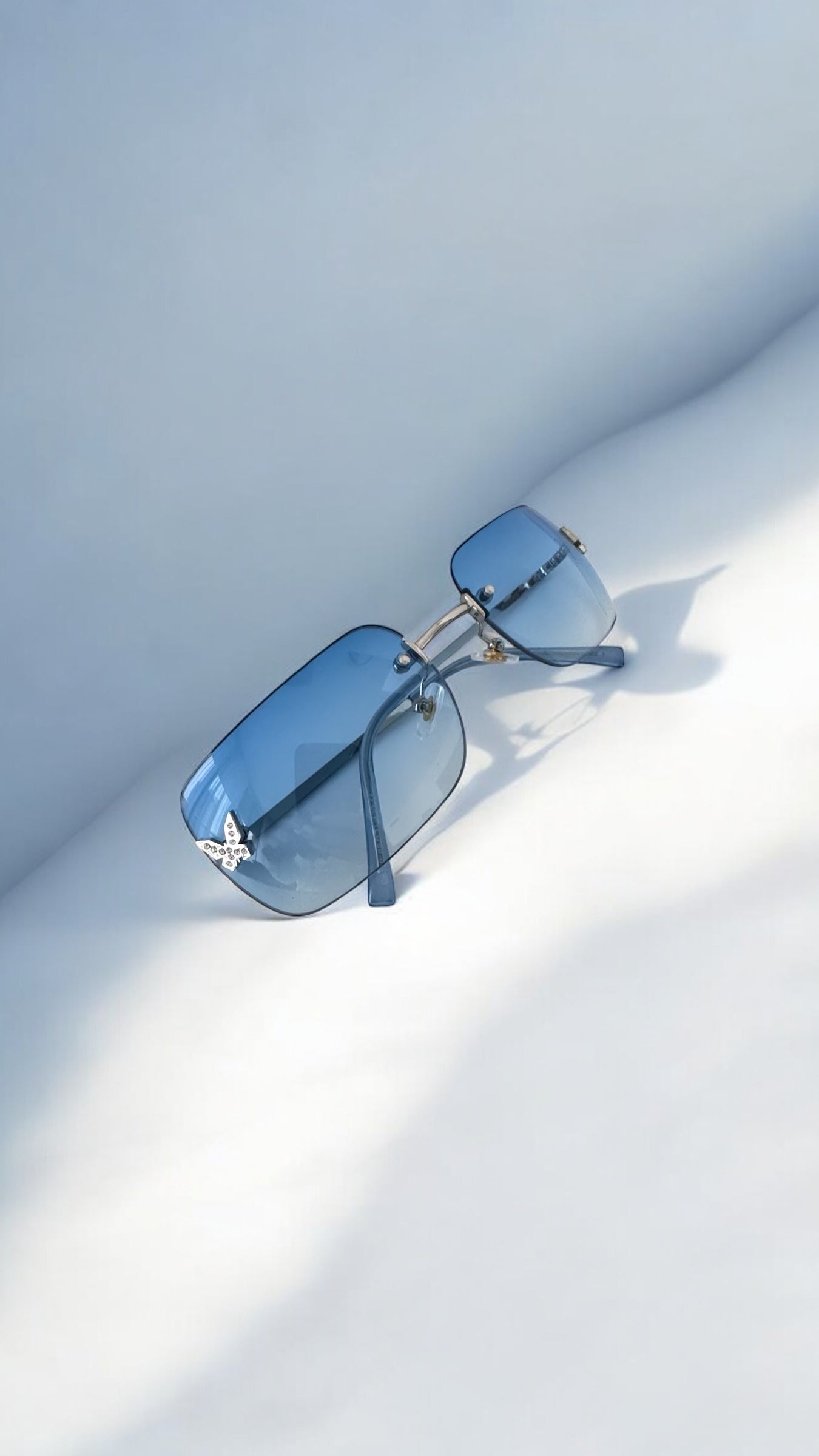 Papillon Blue Sunglasses