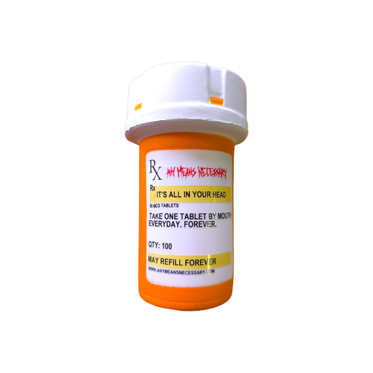 It's All In Your Head Pill Bottle (Stress Ball)