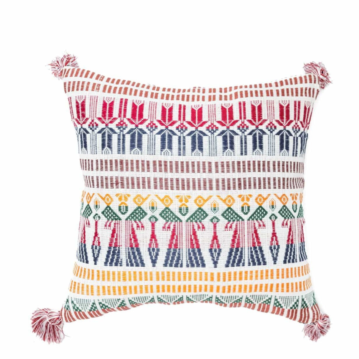 Guatemalan Brocade Throw Pillow - Concordia Style Boutique