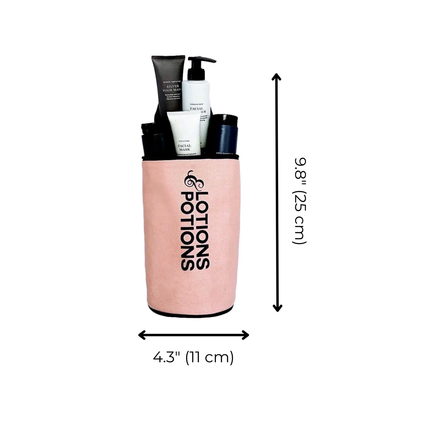 Lotions & Potions, Liquid Travel Case, Pink/Blush - Concordia Style Boutique