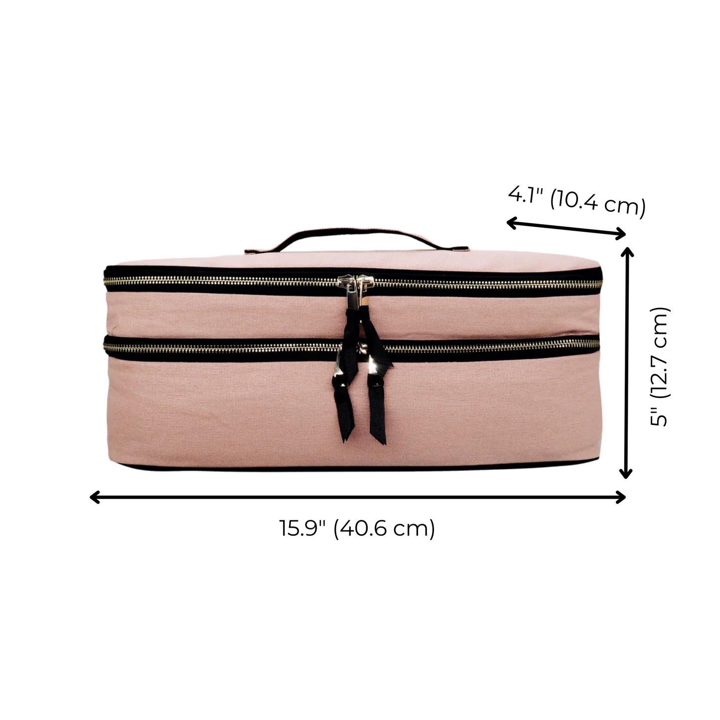 Double Hair Tools Travel Case, Pink/Blush - Concordia Style Boutique