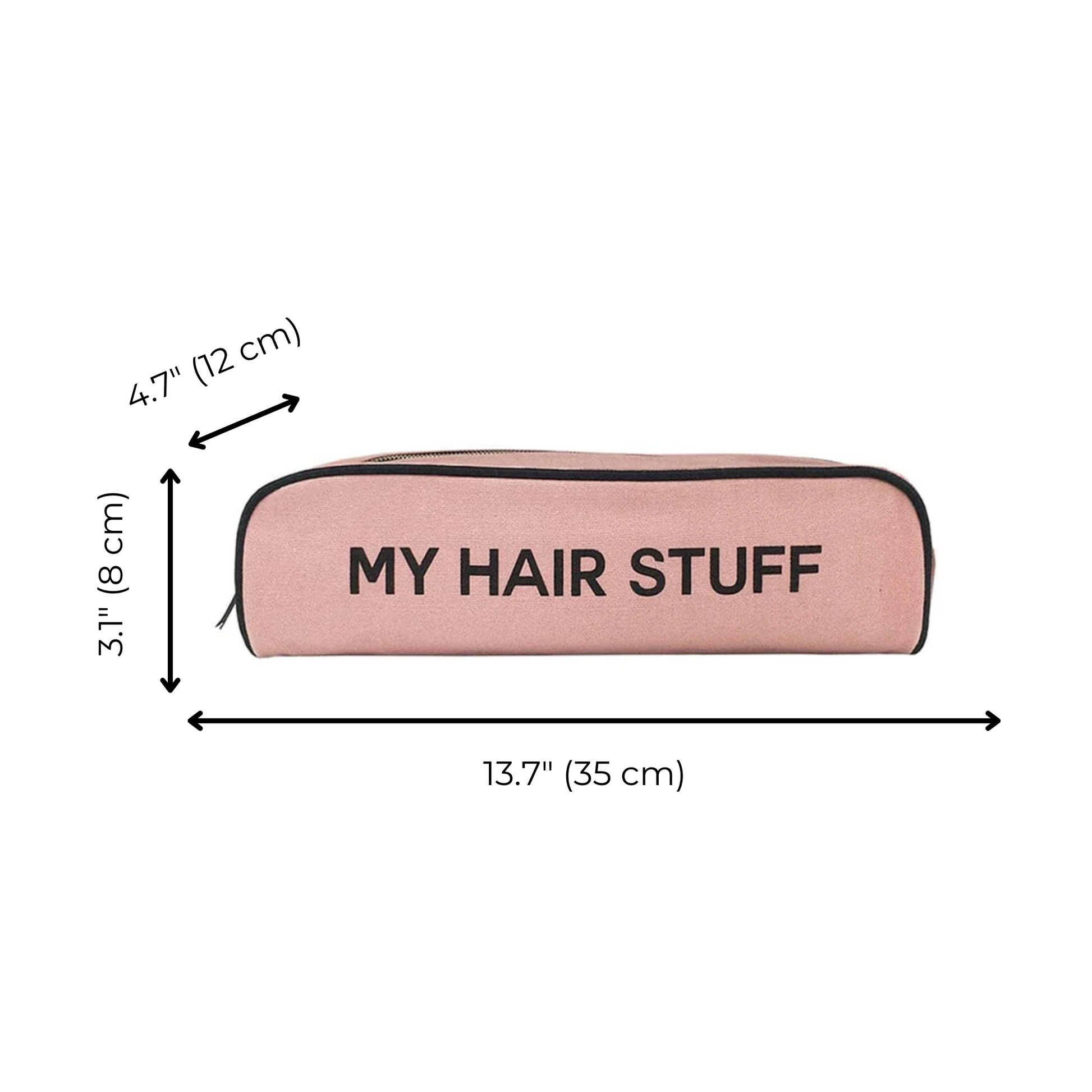 Hair Stuff Travel Case, Pink/Blush - Concordia Style Boutique