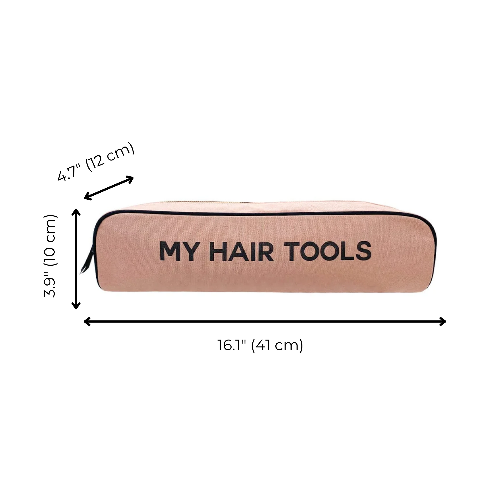 Roomy Hair Wrap Tools Travel Case, Pink/Blush - Concordia Style Boutique