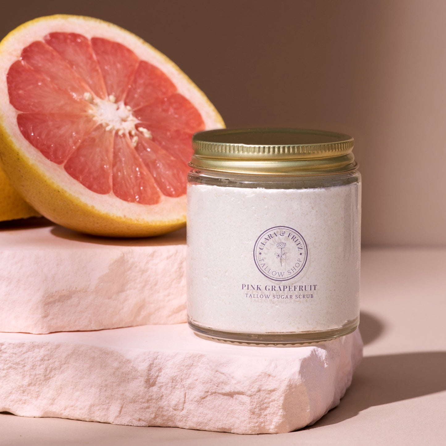 Pink Grapefruit Tallow Sugar Scrub - Concordia Style Boutique