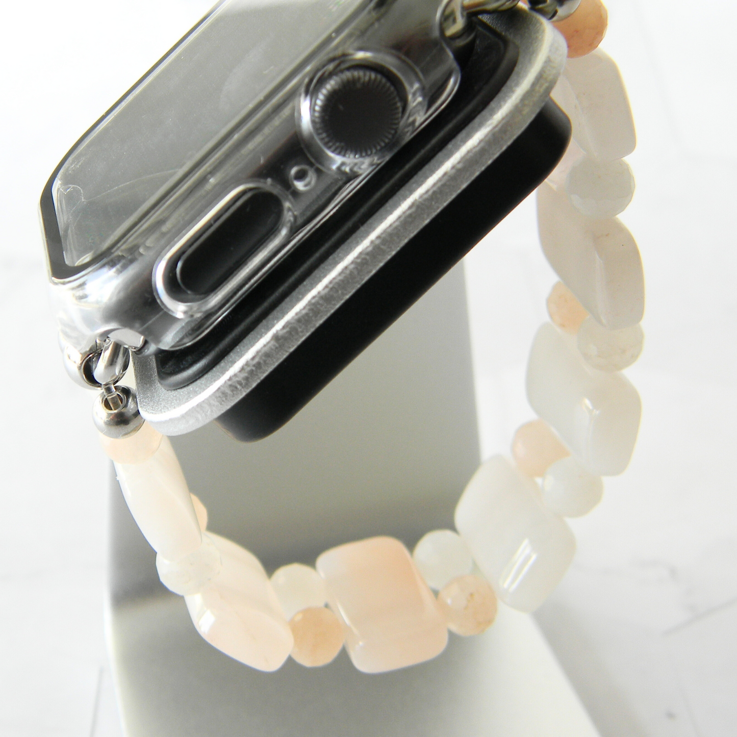 Pink Aventurine Smart Watch Band for Apple