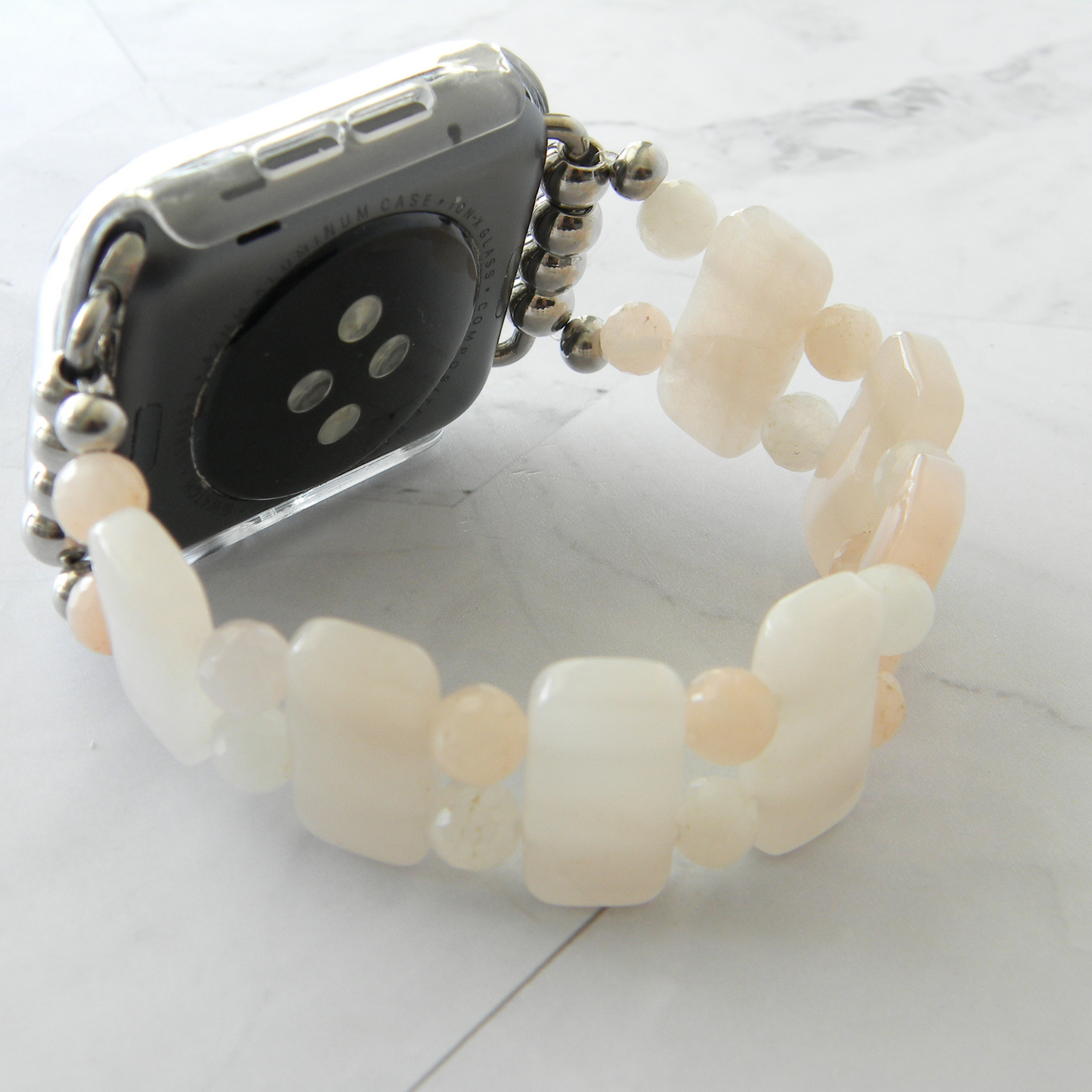 Pink Aventurine Smart Watch Band for Apple