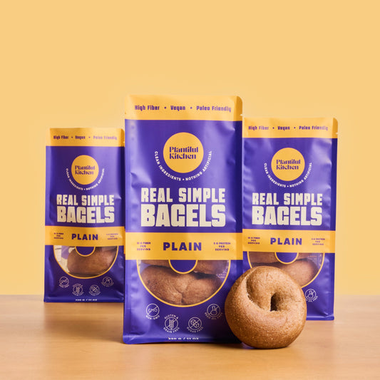Real Simple Plain Bagels | Gluten Free & Plant Based | 3 x 4-pack - Concordia Style Boutique