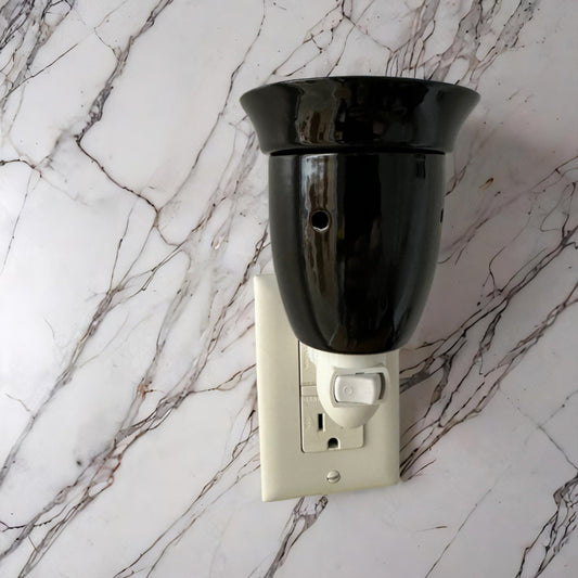 Electric Wall Plug-In Ceramic Wax Warmer - Black