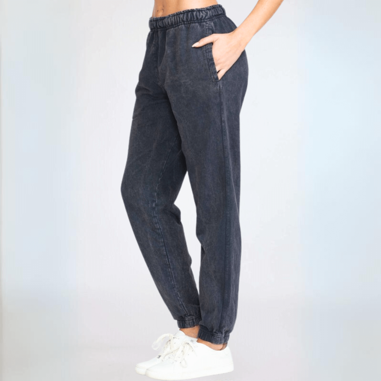 All Day French Terry Pocket Joggers Made in USA - Concordia Style Boutique