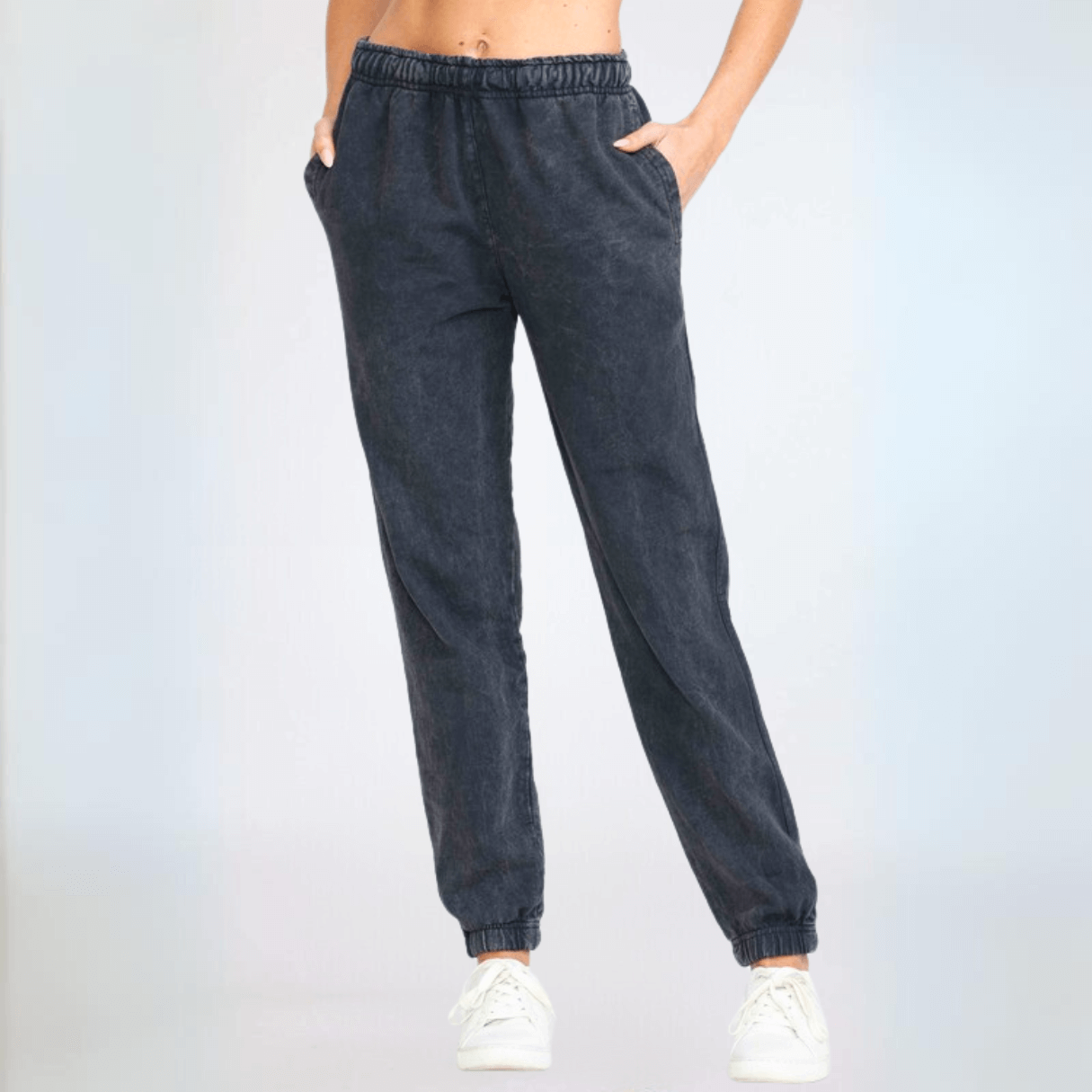 All Day French Terry Pocket Joggers Made in USA - Concordia Style Boutique