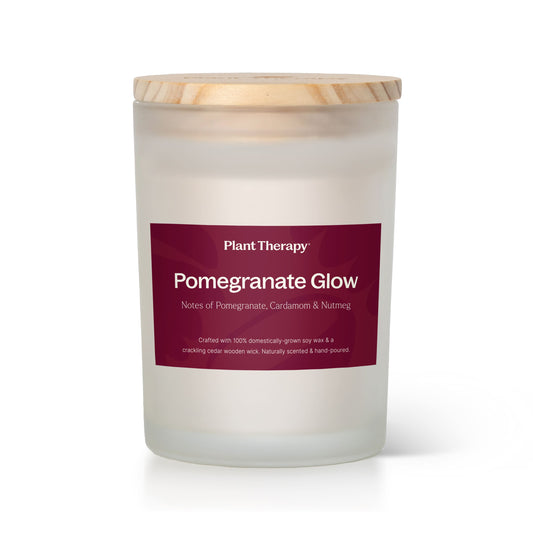 Pomegranate Glow Naturally Scented Candle - Premium Household from Plant Therapy - Just $24.99! Shop now at Concordia Style Boutique