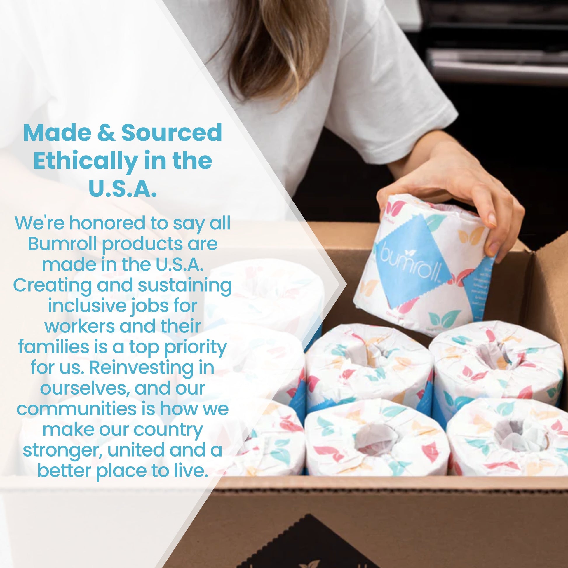 Bumroll USA Premium Toilet Paper, Plants Trees In The USA - Concordia Style Boutique