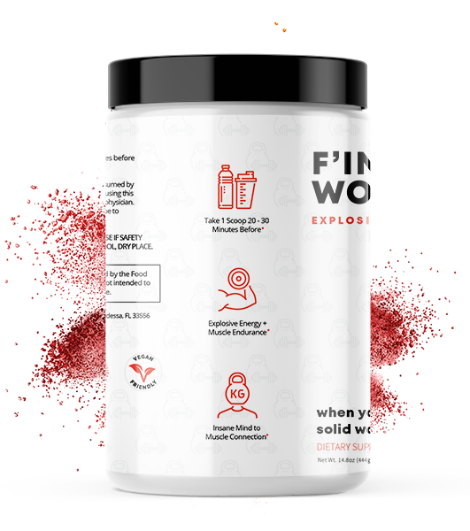 F'ing Nootropic Pre-Workout Supplement - Unleash Your Focus and Power - Concordia Style Boutique