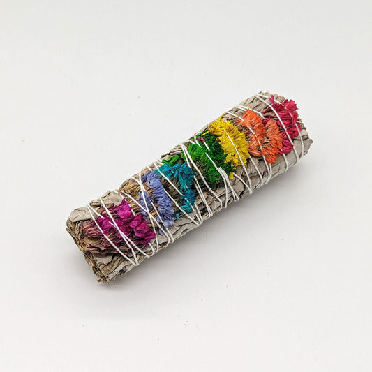 7 Chakra White Sage Smudge Stick - Concordia Style Boutique