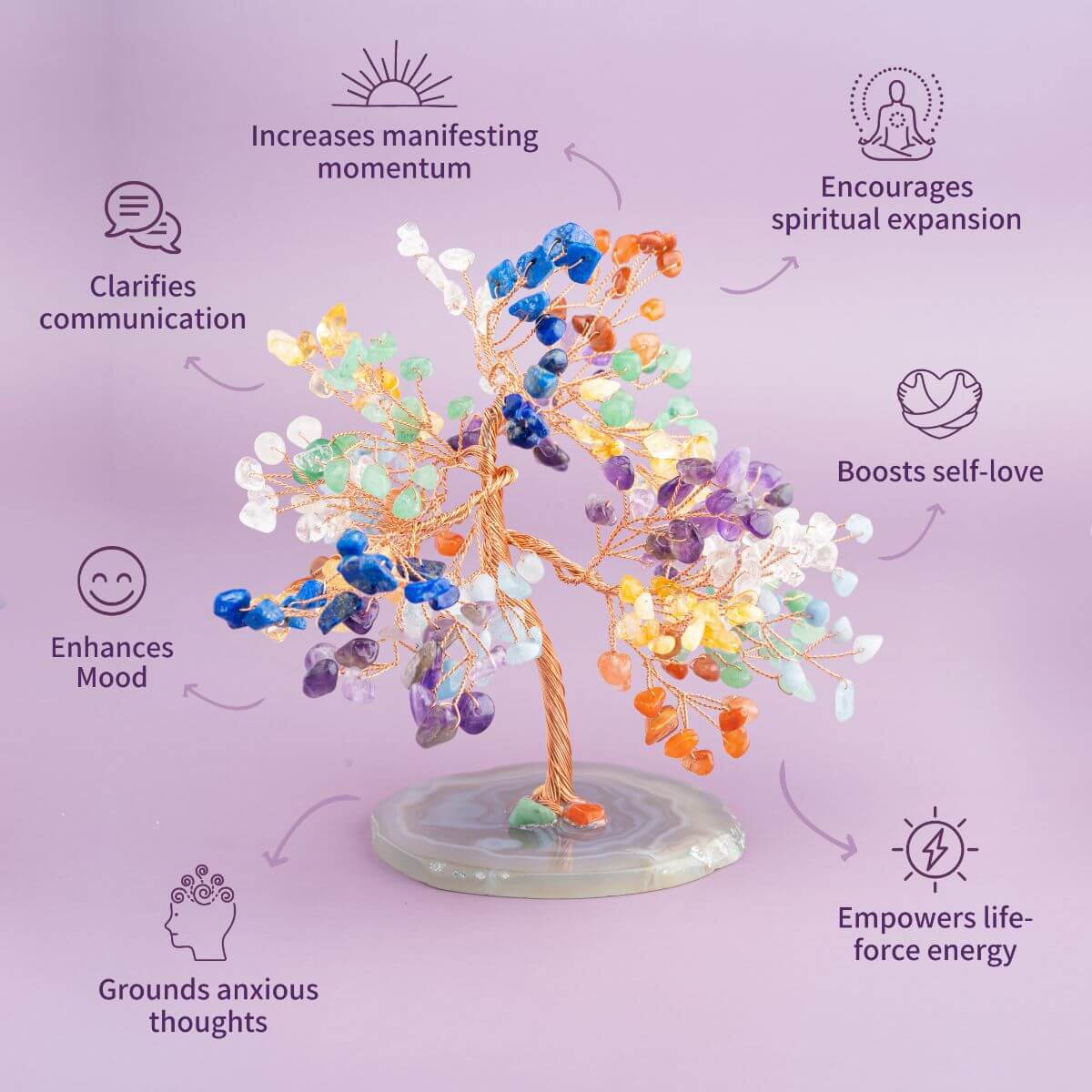 Limitless Possibilities - Feng Shui Chakra Tree - Concordia Style Boutique