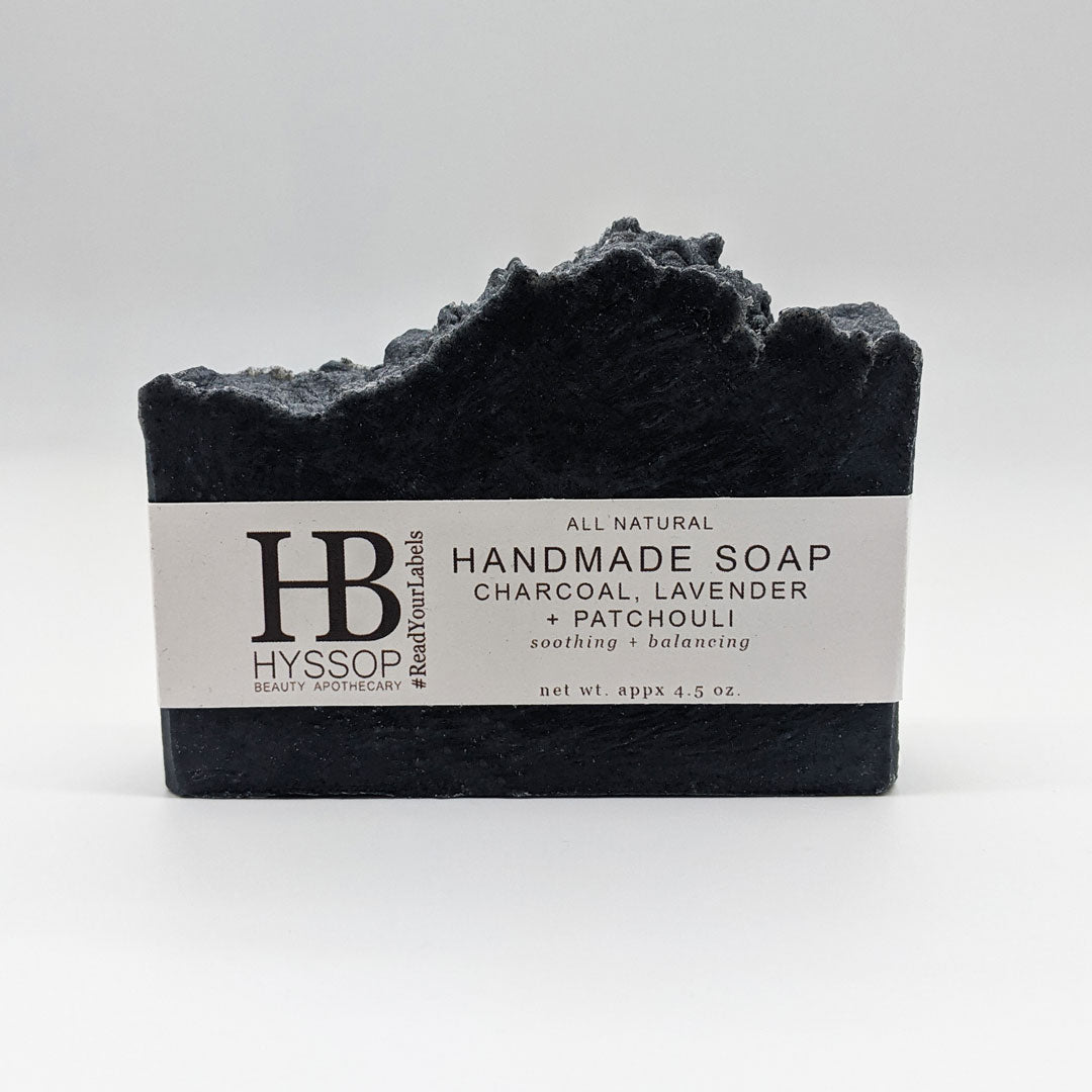 Bar Soap: Charcoal, Lavender + Patchouli - Concordia Style Boutique