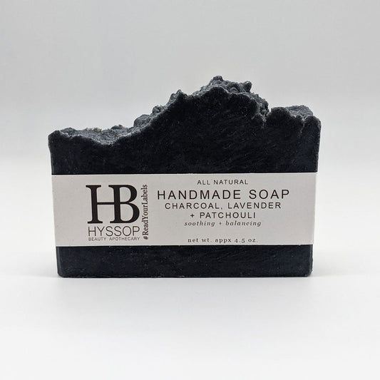 Bar Soap: Charcoal, Lavender + Patchouli - Concordia Style Boutique