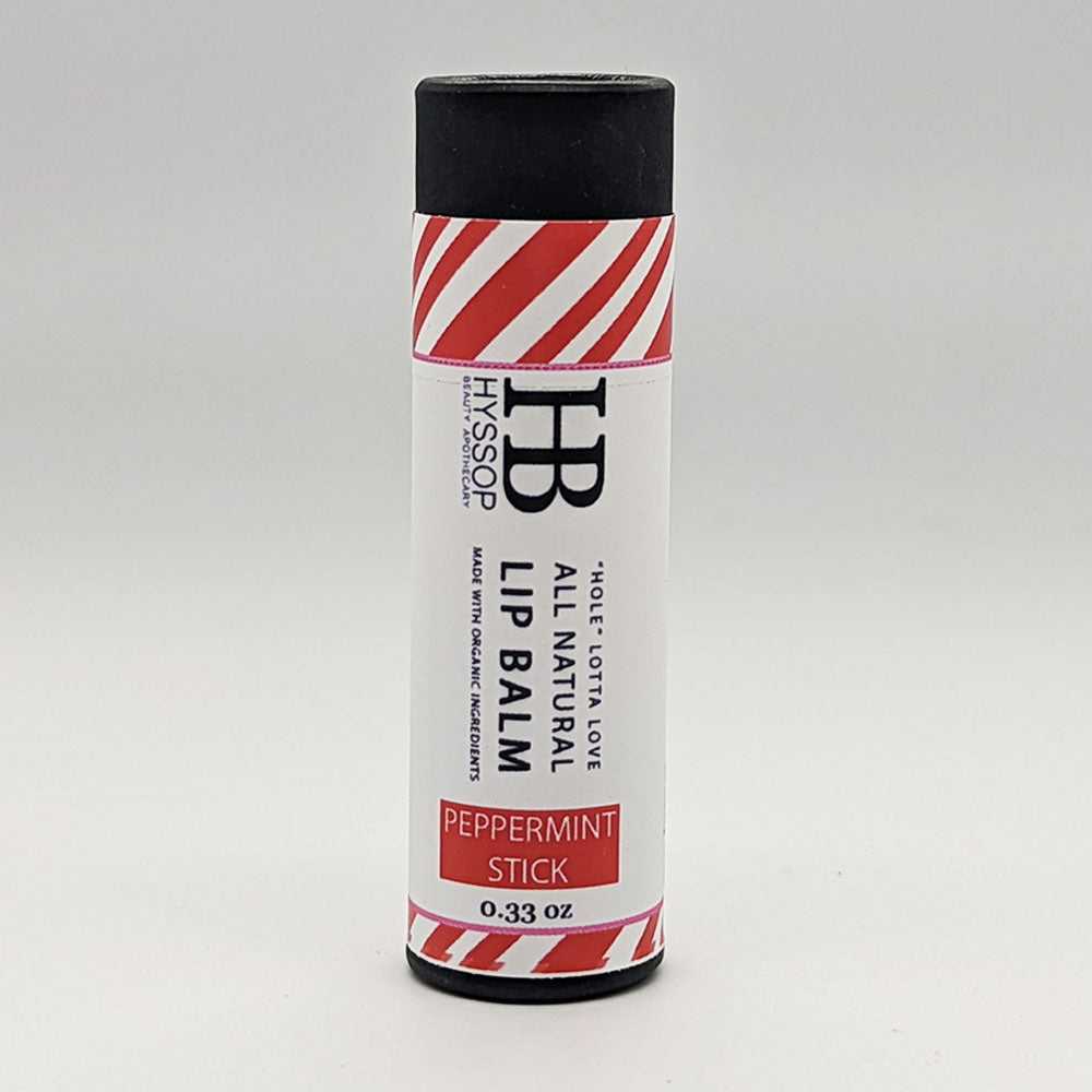 "Hole" Lotta Love Lip Balm - Peppermint Stick - Premium Lip Balms from Hyssop Beauty Apothecary L.L.C. - Just $8! Shop now at Concordia Style Boutique