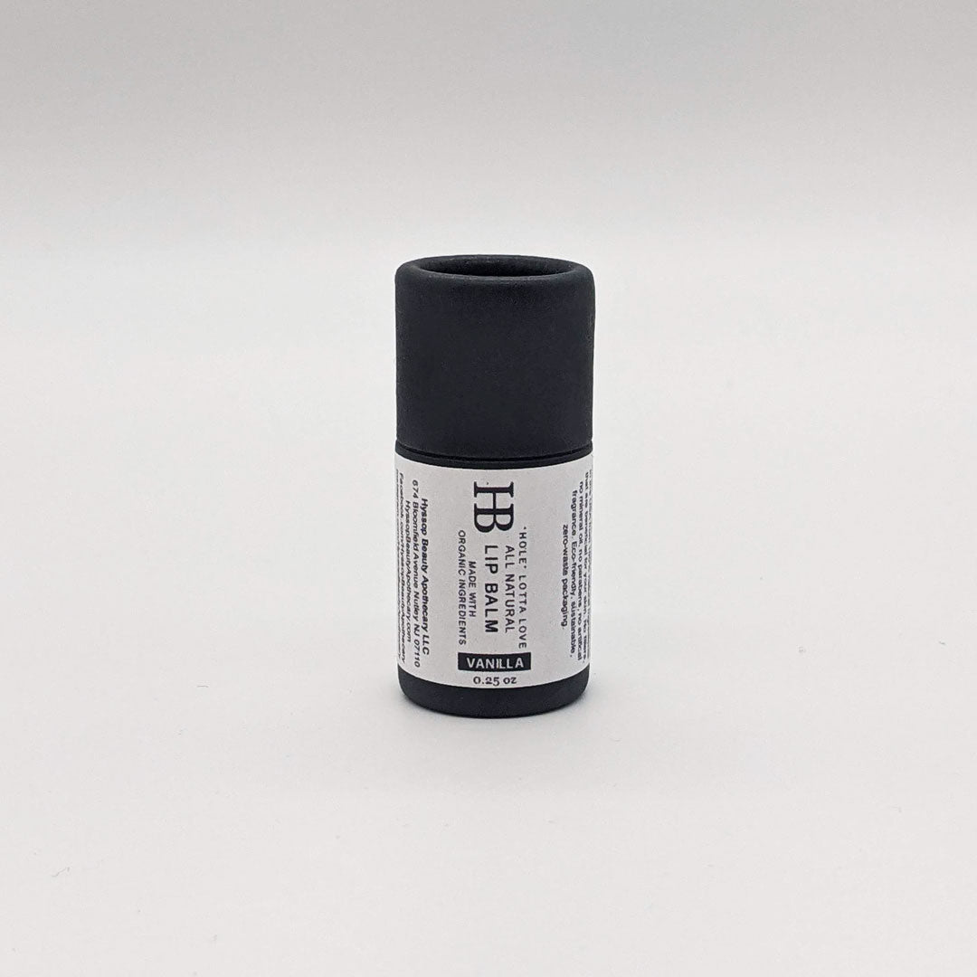 "Hole" Lotta Love Lip Balm - Vanilla Short - Premium Lip Balms from Hyssop Beauty Apothecary L.L.C. - Just $7! Shop now at Concordia Style Boutique